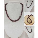 Parlayan Yıldızlar Serisi Lal (Granat-Garnet) Taşı Tasarım Kolye