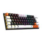 PARLEY Siyah/Beyaz Rainbow Aydınlatmalı Türkçe Q Blue Switch Mekanik Gaming Oyuncu Klavyesi