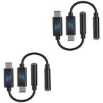 Parliky USB Adaptörü 4 Adet Adaptörü Jakına Usb Kablosu Kulaklık Adaptörü Usb-c Ila 3. 5mm Kulaklık Adaptörü Jak Adaptörü Usb Kulaklık Adaptörü Aux Için c Yazın Cep Telefonu Type Tpu