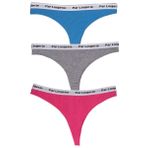 Parlingerie KADIN 3LÜ STRING TANGA MAVİ-GRİ-FUŞYA XL MAVİ-GRİ-FUŞYA