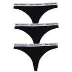 Parlingerie KADIN 3LÜ STRING TANGA SİYAH XL SİYAH
