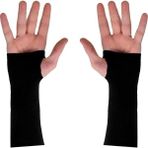 Parmak Geçmeli Voleybol Kolluğu Siyah 2'li S Beden, Konforlu ve Şık Spor Aksesuarı - Seçenek 1