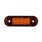 Parmak Lamba 4 Led'Li 83Mm 12V-24V Sarı - FR0170-Y