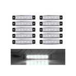 Parmak Led 12-24 Volt Çalışma Özelliği Su Geçirmez 10 Adet Beyaz