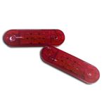 Parmak Led Kırmızı 9 Ledli Yan Lamba Side Marker K2 202