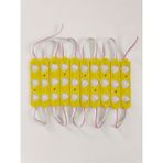 Parmak LED Lamba Amber Turuncu 3 LED 140 Lümen 12 Volt 10,lu