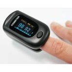 Parmak Tipi Oksimetre Kan Oksijen Nabız Ölçer Oximeter PC-60B1 Bk - Ahşap Rengi