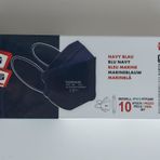 Parmask FFP2 NR Lacivert 10'lu Maske