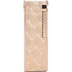 Parmida Gold Düz İşlemeli Soft Flame Metal Çakmak