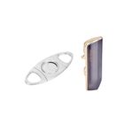 Parmida Gunmetal Üç Torch Çakmak ve Metal Kesici Set
