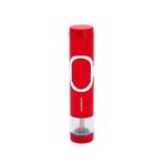 Parmida Tek Torch Pürmüz Kırmızı-Gümüş Metal Puro Çakmağı