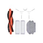 Parmis Karcher Uyumlu Rcv 3 Robot Süpürge Ana Fırça, Hepa Filtre X2, Yan Fırça X2, Mop Bezi X2