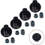 Parmis SÜ0012 Bykitchen Düğme 4'lü Takımı Ankastre Set Üstü Ocak Düğmesi