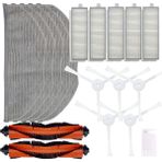 Parmis Xiaomi Uyumlu Mijia G1 Mjstg 1 Robot Süpürge 2 Rulo 5 Yan Fırça 5 Hepa Filtre 5 Paspas Bezi 1 Tarak