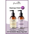 Parnassos Yenilebilir Rahatlatıcı Yasemin Özlü + Vanilya Masaj Yağı Doğal Masaj Yağı 150 ml