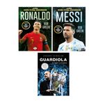Parodi Yayınları Benim Futbol Kahramanım MESSİ - GUARDİOLA - RONALDO / Büyük Poster Futbolcu Kartı HEDİYE -3 KİTAP