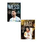 Parodi Yayınları Benim Futbol Kahramanım MESSİ + HAGİ - Büyük Poster Futbolcu Kartı HEDİYE - 2 KİTAP SET