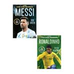 Parodi Yayınları Benim Futbol Kahramanım RONALDİNHO + MESSİ - Büyük Poster Futbolcu Kartı HEDİYE - 2 KİTAP SET