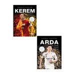Parodi Yayınları KEREM AKTÜRKOĞLU / ARDA GÜLER Sahanın Yıldızları ( Büyük Poster - Sticker - Futbolcu Kartı HEDİYE )