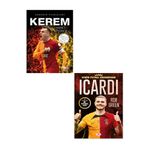 Parodi Yayınları KEREM AKTÜRKOĞLU - İCARDİ Sahanın Yıldızları ( Büyük Poster - Sticker - Futbolcu Kartı HEDİYE )
