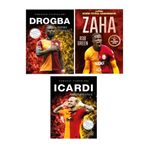 Parodi Yayınları Sahanın Yıldızları DROGBA - İCARDİ - ZAHA ( Büyük Poster Stcker Futbolcu Kartı HEDİYE ) 3 KİTAP