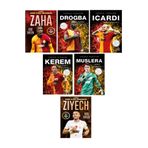 Parodi Yayınları Sahanın Yıldızları DROGBA İCARDİ ZAHA (Büyük Poster Stcker Futbolcu Kartı HEDİYE) SÜPER SET 6 KİTAP