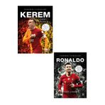 Parodi Yayınları Sahanın Yıldızları KEREM - RONALDO ( Büyük Poster Sticker Futbolcu Kartı HEDİYELİ )