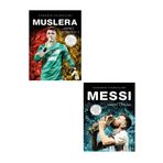 Parodi Yayınları Sahanın Yıldızları MUSLERA - MESSİ ( Futbolcu Kartı Poster HEDİYELİ ) YENİ 2 KİTAP