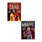 Parodi Yayınları ZAHA - MBAPPE Benim Futbol Kahramanım ( BÜYÜK Poster ve Futbolcu Kartı HEDİYE ) 2 KİTAP