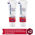 Parodontax Diş Eti Güçlendirme Koruma Hyalüronik Asitli 2x75 ml Beyazlatıcı Diş Macunu