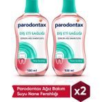Parodontax Nane Ferahlığı Ağız Bakım Suyu 500 ml x 2 – Uzun Süre Ferah Nefes ve Plak Oluşumuna Karşı Koruma