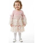 Parotena Kız Çocuk Elbise 1-4 Yaş 6094 - 1 - 2 Yaş - Pembe
