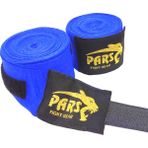 Pars Elastik Boks Kickboks Muaythai Bandajı 3,5 Metre Çift - Standart - Mavi