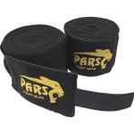 Pars Elastik Boks Kickboks Muaythai Bandajı 3,5 Metre Çift - Standart - Siyah