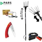 Pars Endüstri Pars Olive Premium Akülü Zeytin Hasat Makinası + Şarj Cihazi + Testere