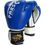 Pars Force Mavi Boks & Kick Boks Eldiveni Suni Deri Malzemeden Antrenman İçin Özel Tasarım - 10 oz