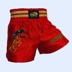 Pars Kick Boks Şortu Nakışlı Kırmızı - XL