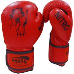 Pars Nitro Boks Kick Boks Muay Thai Eldiveni Kırmızı - 12 oz