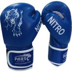 Pars Nitro Boks Kick Boks Muay Thai Eldiveni Mavi - 12 oz