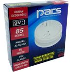 Pars Pilli Duman Dedektörü 9 V. Pil Dâhil - PİLLİ