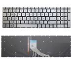 Pars Power Notebook Klavye - HP-103 - Gümüş-Işıklı - Pavilion Gaming 15-ec2014nt 434k9ea Muadili ile uyumlu