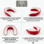Pars Profesyonel Boks Dişliği PRS-1010 - Kırmızı - Beyaz