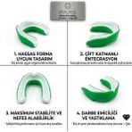 Pars Profesyonel Boks Dişliği PRS-1010 - Yeşil - Beyaz