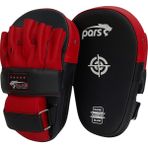 Pars Suni Deri Kick Boks ve Muay Thai El Lapası Ellik Kırmızı-Siyah Sarı-Siyah - Siyah - Kırmızı