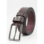 Parscraft Çocuk Kemeri %100 Hakiki Deri 3 cm Bordo Yumuşak Kopma Kırılma Olmaz - 100 cm
