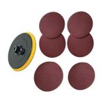 Parstek Cırt Zımpara 6'lı + Zımpara Tabanı 115 mm 80 Kum