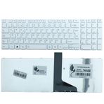 Part Master Toshiba Satellite P855-340, C850-1K9, C855D-13T İle Uyumlu Klavye (Beyaz)