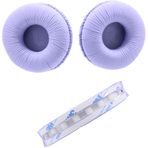 PartEGG Kulaklık Earpad Kulaklık Minderleri Bardaklar Kafa Bandı Kapağı JBL Tune 500 500BT 510BT 520BT 560BT 450BT için Yedek - Mor