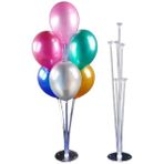 Parti 1 Adet 7'li Şeffaf Doğum Günü Ayaklı Balon Süsleme Standı