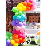 Parti Adresi Gökkuşağı Balon Zincir Doğum Günü Parti Seti